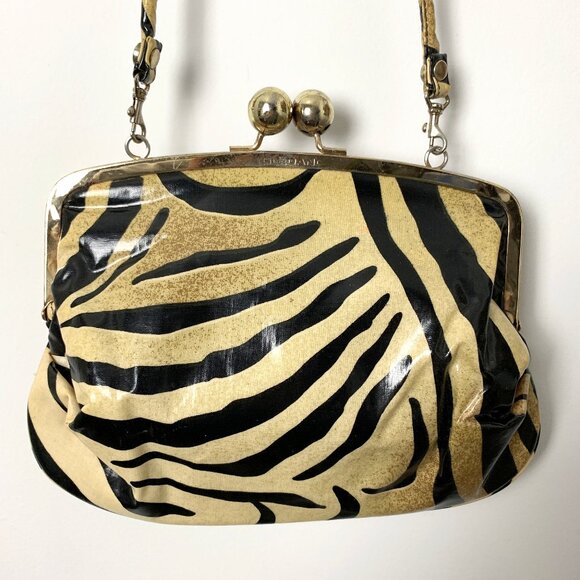 Vintage Zebra Pattern Handbag/Purse - Picture 1 of 9